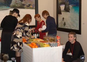 Арт Манеж 2007. Фуршет
