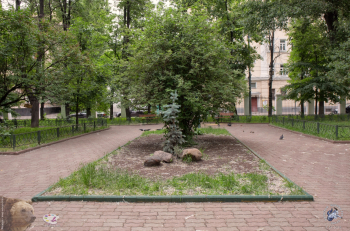 Михайловский парк в Москве. Ландшафтный `design`