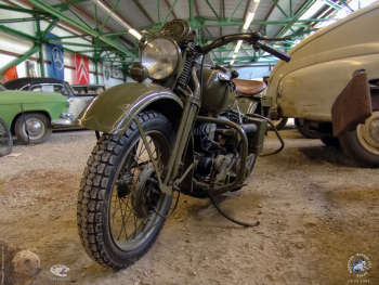 Мотоцикл Харлей-Дэвидсон (Harley-Davidson) WLA-42 1942.