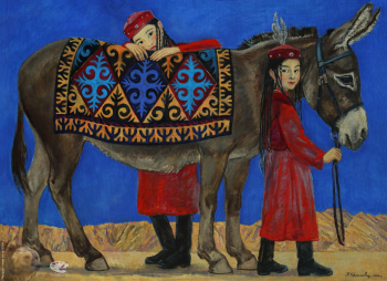 Переяславец Мария Владимировна. Беш кокул. Холст, масло. 100х140. 2022. Собрание художницы.