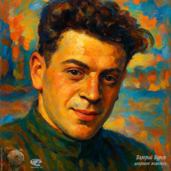 Буров Валерий Александрович. Портрет Сталина (Джугашвили) Василия Иосифовича. Цифровая живопись. 2025. Авторское собрание.