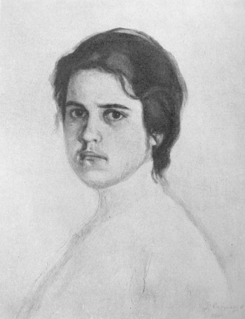 Струнников Николай Иванович. Н.В.Гиляровская. Холст, масло. 1904. Местонахождение картины неизвестно.