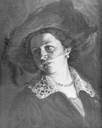 Струнников Николай Иванович. Портрет жены художника. Холст, масло. 1916. Местонахождение картины неизвестно.