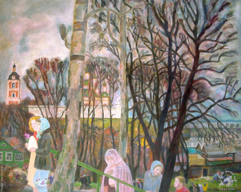 Павлов Юрий Сергеевич. Весна. Холст, масло. 120х150. 2000. Авторское собрание