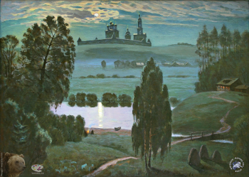 Шатов Ефим Игнатьевич. Умиротворение. Холст, масло. 100х140. 1999. Частное собрание.