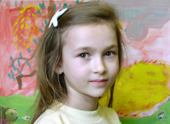 Сенько Галя, 7 лет. Фотограф Марина Роз.
