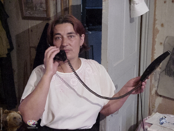 Супруга художника - Куц Полина Григорьевна, 1999. Фотограф Марина Роз.