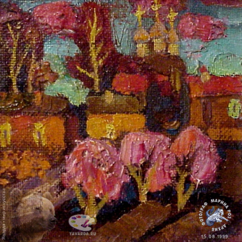 Куц Николай Константинович. Провинция. Холст, масло. 1990-е. Собрание семьи художника.