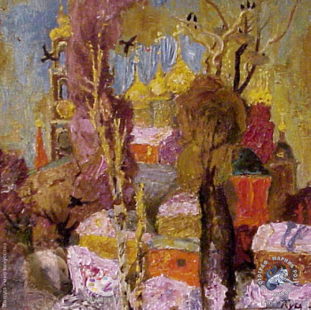 Куц Николай Константинович. Весна. Холст, масло. 1990-е. Собрание семьи художника.