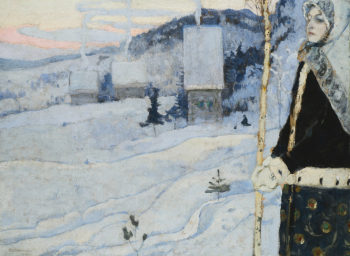 Нестеров Михаил Васильевич. Зима. Холст, масло. 66х90. 1910. Частное собрание.