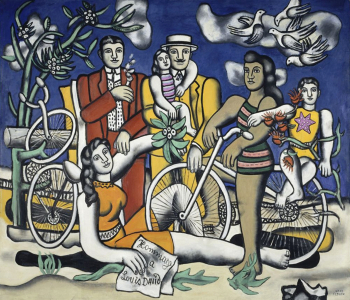 Фернан Леже. Отдых. Бумага, хромолитография. 57,5х61,5. 1948-1949. Частное собрание.