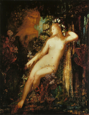 Гюстав Моро. Галатея. Дерево, масло. 85х66. 1880. Музей Орсе.