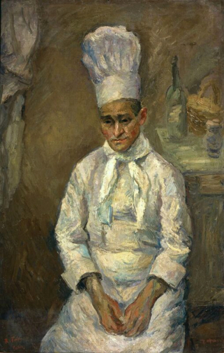 Фальк Роберт Рафаилович. Повар. Холст, масло. 115х73. 1932. Собрание Чудновского.