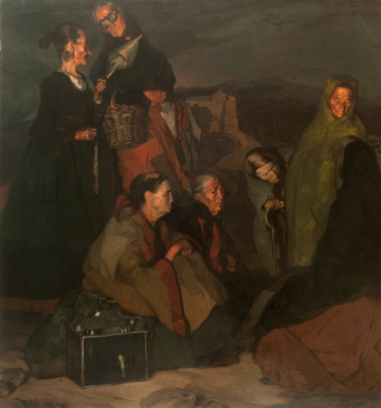 Игнасио Сулоага-и-Сабалета. Ведьмы Сан-Милана. Холст, масло. 239х226. 1907. Национальный музей изящных искусств (Буэнос-Айрес).