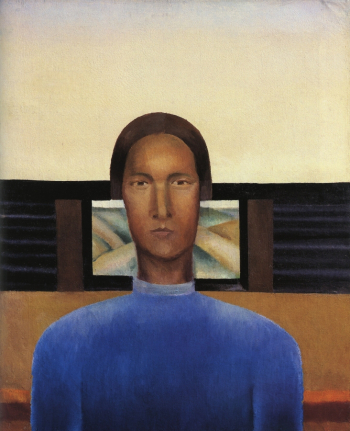 Лепорская Анна Александровна. Псковитянка. Холст, масло. 60х48. 1930-е. Государственный Русский музей.