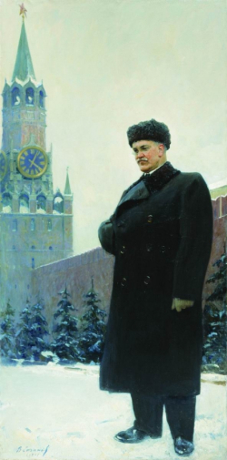 Ефанов Василий Прокофьевич. Портрет В.М.Молотова. Холст, масло. 200х99. 1947. Государственный музейно-выставочный центр РОСИЗО.