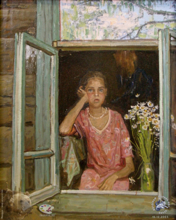 Катя у окна