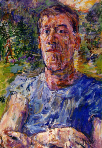 Оскар Кокошка. Автопортрет Дегенеративного художника. Холст, масло. 110х85. 1937. Национальная галерея Шотландии.