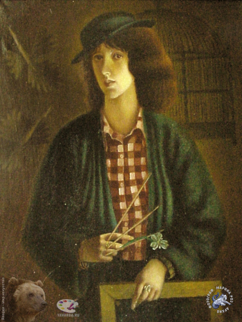 Цигаль Татьяна Владимировна. Автопортрет. Холст, масло. 114х90. Авторское собрание.