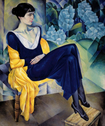 Альтман Натан Исаевич. Портрет Анны Ахматовой. Холст, масло. 123х103. 1914. Государственный Русский музей.
