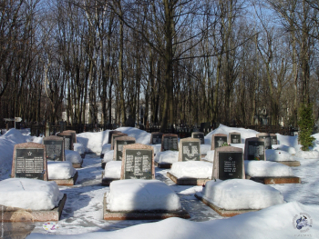 Военные могилы Ваганьковского кладбища. Фотограф Марина Роз.