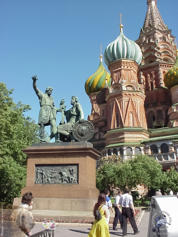 Памятник Минину и Пожарскому на Красной площади. Фотограф Марина Роз.