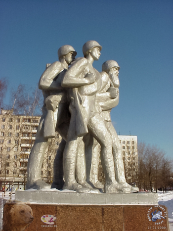 Памятник москвичам `Ополченцы Москвы`. Фотограф Марина Роз.