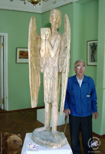 Цветков Алексей Сергеевич. Скульптура.. Скульптор Цветков Алексей Сергеевич. Ангел с чашей.