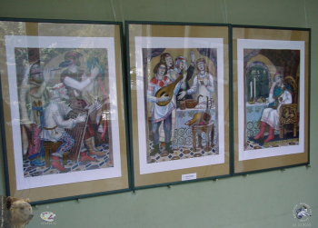 Выставка в Челюхе, 2000. Экспонаты выставки