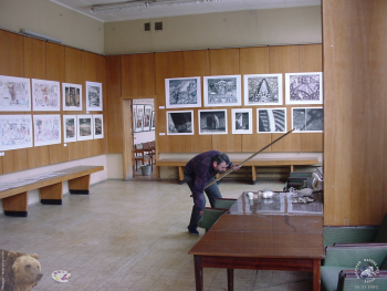 Выставка в Челюхе, 2000. Экспозиция выставки в Челюскинской