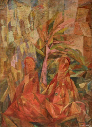 Виктор Уфимцев. Мы называли себя новаторами.... Весна. Холст, масло. 1923.