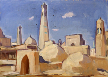 Виктор Уфимцев. Мы называли себя новаторами.... Хива. Холст, масло. 1957.