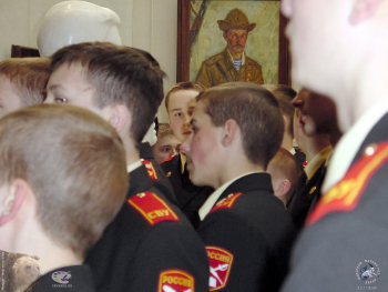 Сибирский В.М. Юбилейная выставка.. Воспитанники Суворовского военного училища