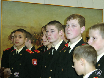 Сибирский В.М. Юбилейная выставка.. Будущие защитники Родины