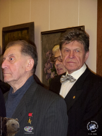 Попова и Переяславцы. 1999.. Кербель Лев Ефимович и Орехов Юрий Григорьевич