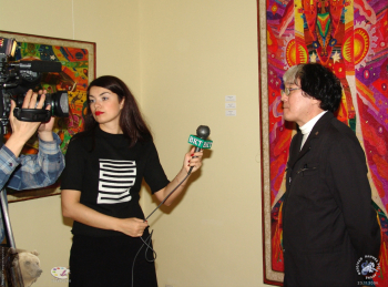 Санджиев Дмитрий Никитич. РАХ. 2006.. Интервью художника