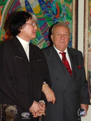 Санджиев Дмитрий Никитич. РАХ. 2006.. Санджиев Дмитрий Никитич и Церетели Зураб Константинович