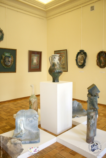 Посвящение. 2007.. Экспонаты выставки Цузмер Рены Моисеевны