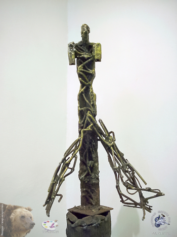 Скульптор Алексей Григорьев. Выставка `Арт Манеж 1999`. Выставка скульптора Григорьева Алексея Станиславовича в 1999 году