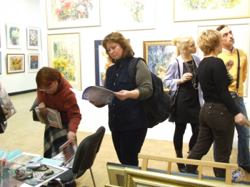 Московский международный художественный арт-салон ЦДХ-2006. Посетители салона