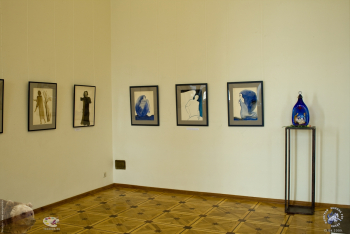 Савельева Любовь Ивановна. 2009.. Уголок зала с графическими произведениями