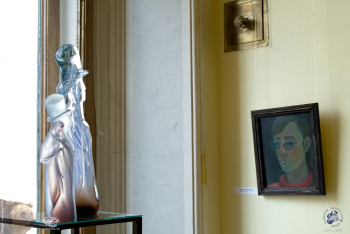Савельева Любовь Ивановна. 2009.. Автопортрет и художественное стекло