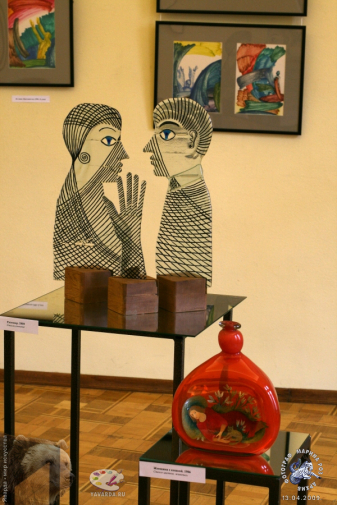 Савельева Любовь Ивановна. 2009.. Разговор стеклянных фигур