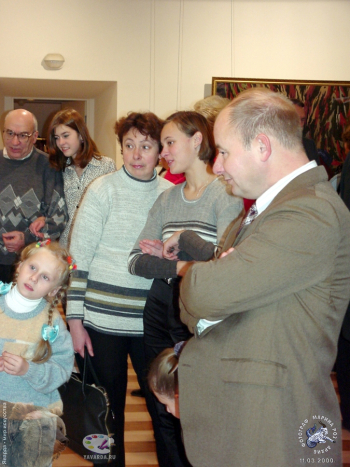 Олег Леонов. Живопись. 2000.. Зрители