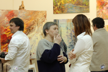 Арт Салон `Процесс`, 2013. Разговор на выставке