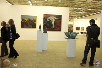 Арт Салон `Процесс`, 2013. Скульптура на выставке