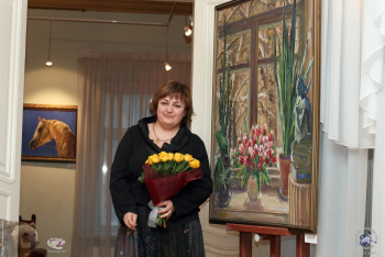 Выставка `Простые вещи. Живопись`. 2010.. Живописец Мария Переяславец