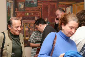 Выставка `Простые вещи. Живопись`. 2010.. Гости и зрители выставки