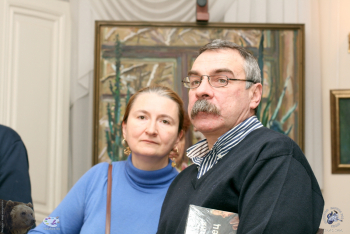 Выставка `Простые вещи. Живопись`. 2010.. На вернисаже новой выставки Марии Переяславец