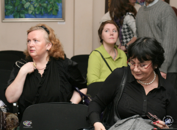 Выставка `Простые вещи. Живопись`. 2010.. Выставочный день